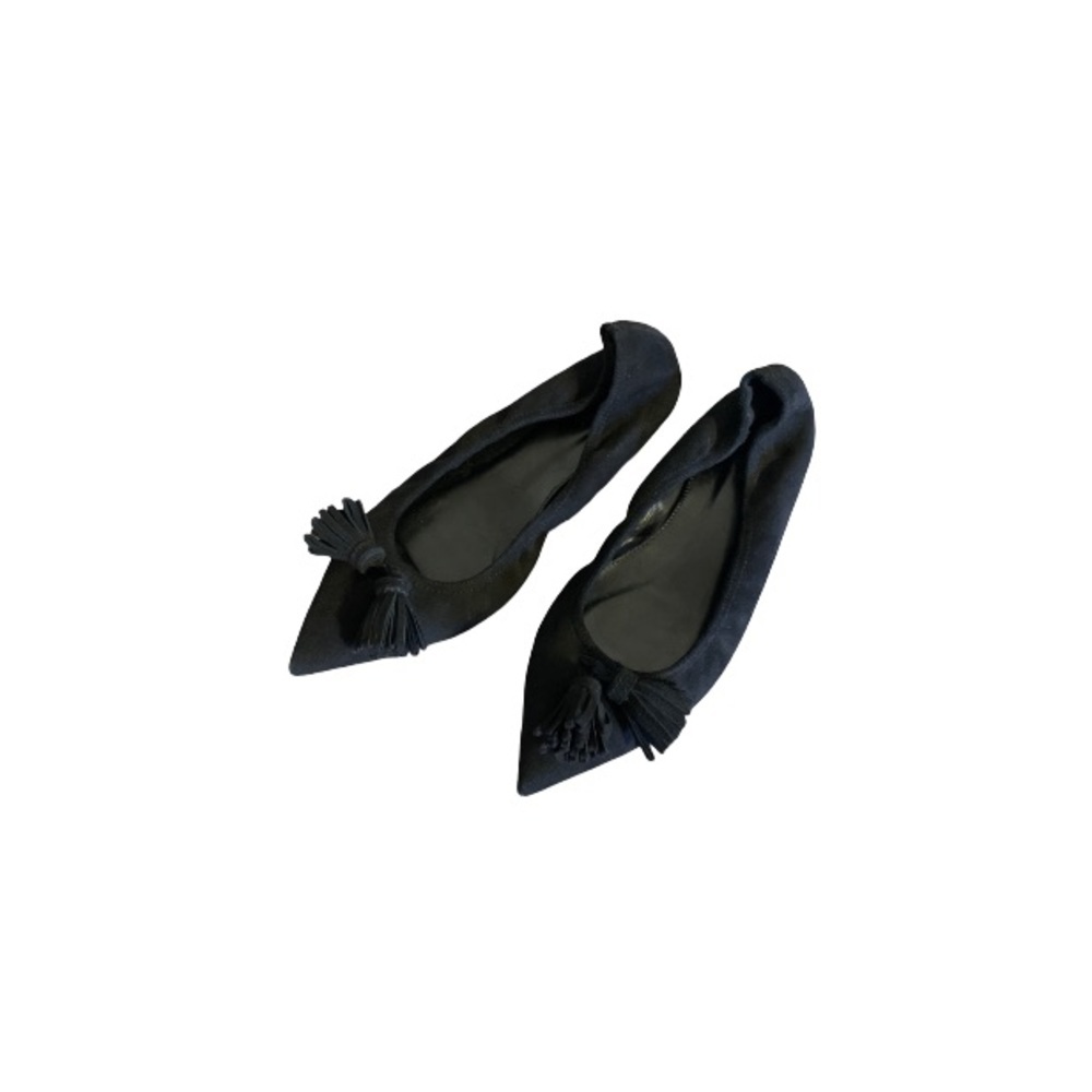 J. Crew Black Suede Pointed Toe Loafer Flats - Women’s Size 6